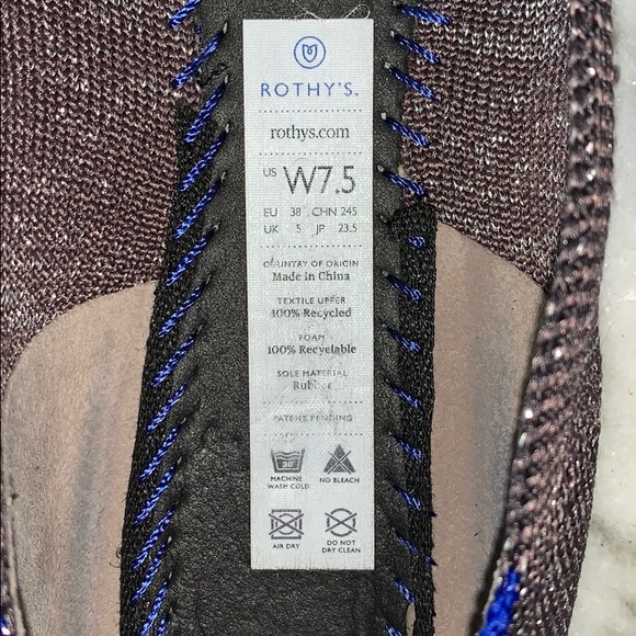 - Rothy’s Twilight Metallic Captoe Points - Picture 5 of 10